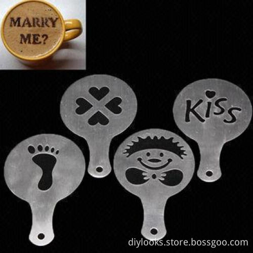 Fancy Coffee Mold (4pcs in one packaging)